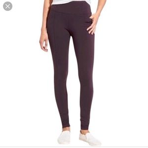 Athleta Metro High Waisted Leggings purple